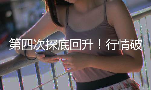 第四次探底回升！行情破局者出现了？——道达投资手记