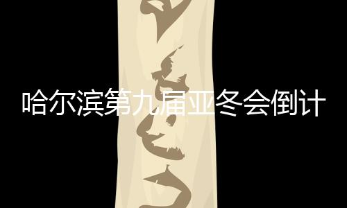 哈尔滨第九届亚冬会倒计时100天誓师大会举行