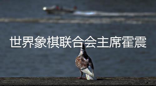世界象棋联合会主席霍震霆:用象棋讲好中国故事