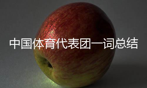 中国体育代表团一词总结中国队巴黎奥运会表现:突破