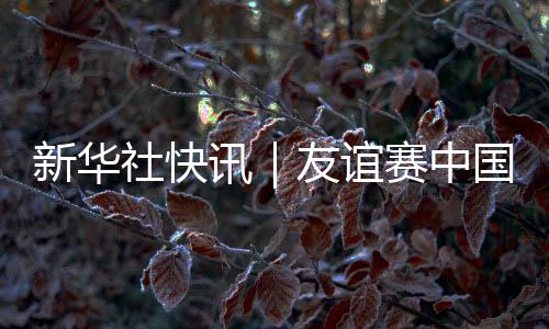 新华社快讯|友谊赛中国女足1:1战平澳大利亚队
