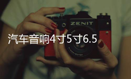 汽车音响4寸5寸6.5寸全频同轴高中重低音喇叭车载前后门无损改装