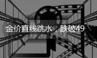 金价直线跳水，跌破4900美元！创近1个月新低